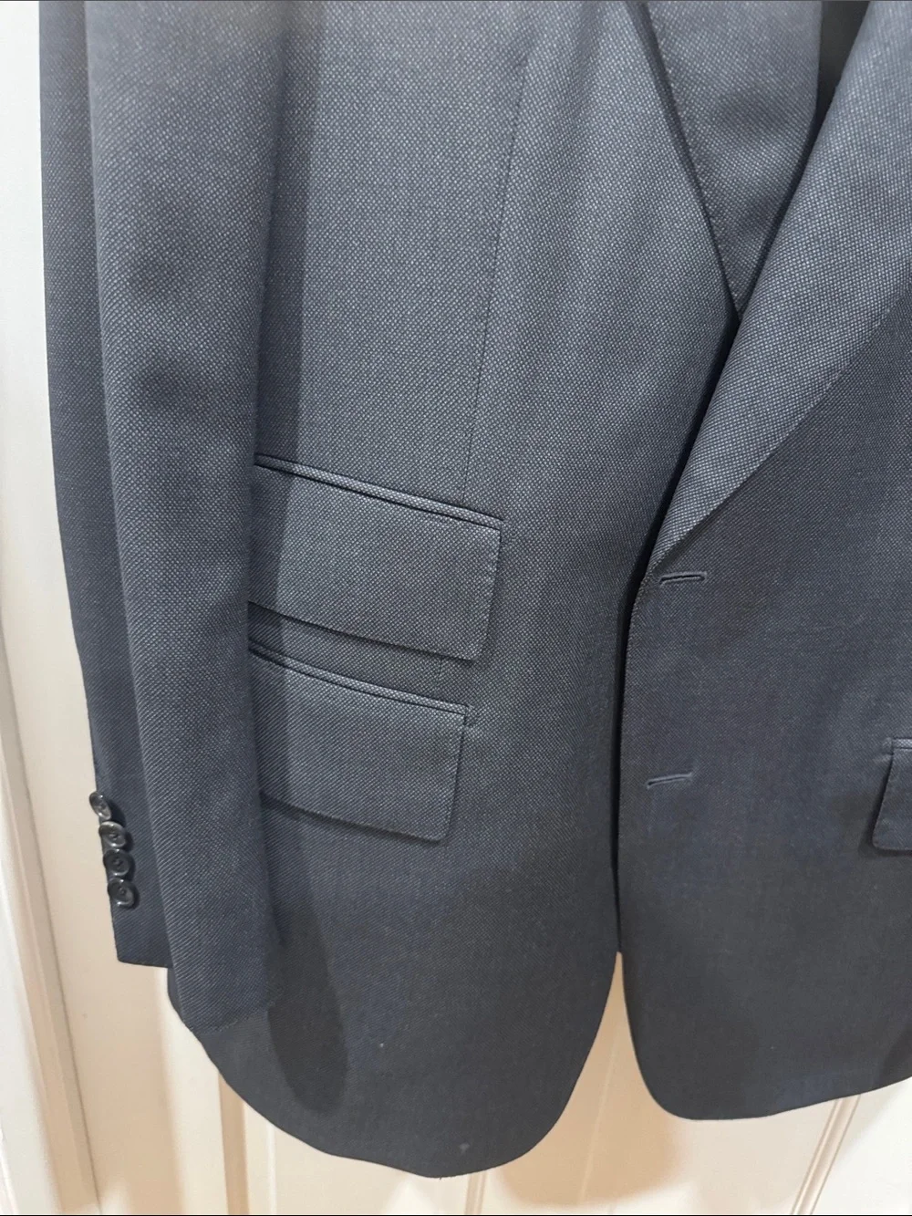 Tom Ford Charcoal Gray Peak Lapel Suit Jacket